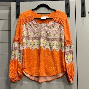 Anthropology Mauve Blouse